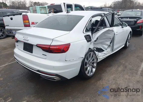 2021 Audi A4 Premium Plus 45 Tfsi S Line Quattro S Tronic z USA, uszkodzony, nr VIN WAUEAAF47MA016356